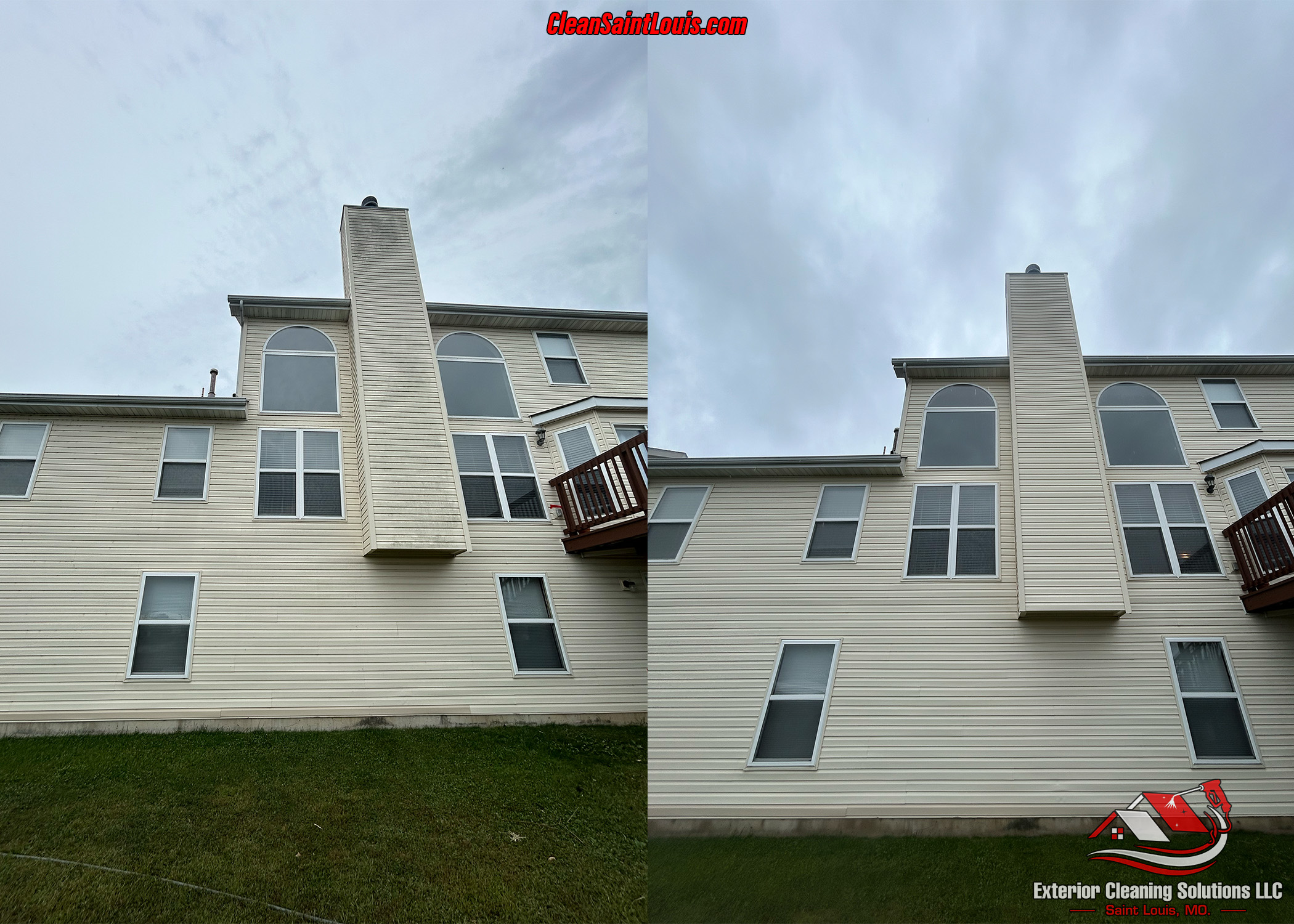 Low Pressure Power Washing Completed in O'Fallon, Mo.